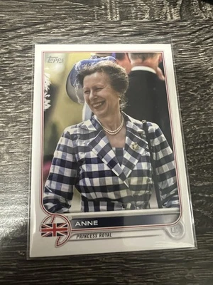 2022 Topps UK Edition ANNE Princess Royal SP BRF-8 Royal Family - Image 1 of 2