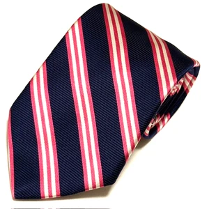 Corbata Brooks Brothers Repp 346 Rosa y Azul Preppy Dapper Academia Ivy League - Imagen 1 de 22