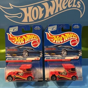 Hot Wheels 1999 First Editions Semi-Fast Two Truck Lot *Red* - Picture 1 of 12