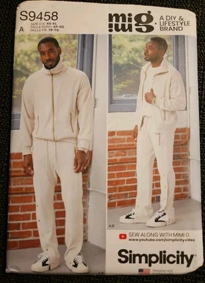 Simplicity S9458 Mimi G Style Zip Up Knit Jacket & Pants (XS-XL) Pattern FSHIP  - Image 1 of 4