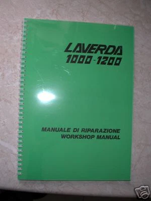 Laverda 1000 - 1200 Workshop Manual - Image 1 of 2