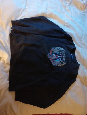 Sudadera negra Big Dogs con parche Live To Ride To Live talla XL Foto 1 de 4