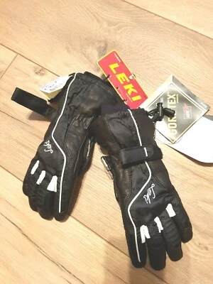 LEKI Skihandschuhe Snowboard Handschuhe, Neu, Leder, schwarz, Gr. 6,5 - Bild 1 von 4