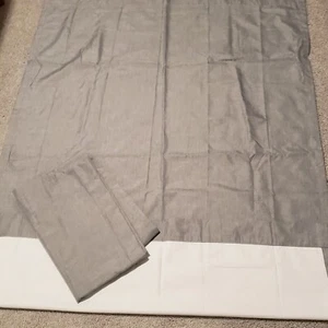 Pair 48"x 62" 2- Window darkening Curtain panels, Room Essentials Grey Heather - Picture 1 of 6