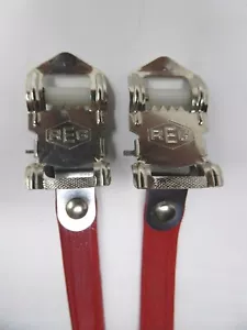 Correas italianas REG clásicas vintage nuevas de los 80 rojas 4 tu paseo vintage B - Imagen 1 de 4