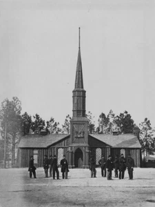 Poplar Grove Church by Timothy H O'Sullivan Giclee Art Print Ships Free - Picture 1 of 3