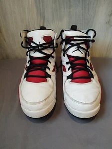 2013 Nike Air Jordan Flight Club Men’s Size 10.5  White Red Black 555475–101 - Picture 1 of 7