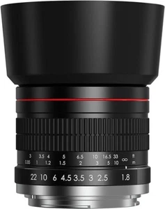 Lightdow 85mm F1.8 Medium Telephoto Manual Focus Full Frame Portrait Lens for Ca - Picture 1 of 2