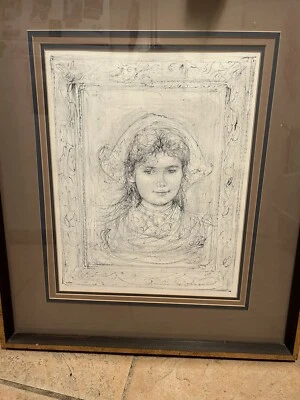 Obra de arte ORIGINAL Edna Hibel... Firmado numerado con papeleo de 1981 - fallecido en 2014 Foto 1 de 4
