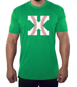Customized Men's Baseball T-shirts with Custom Number - Picture 1 of 7