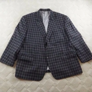 Oak Hill Sport Coat Jacket Mens 54R Plaid Formal Preppy Single Breasted - Picture 1 of 12
