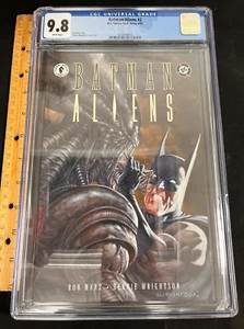 1997 April Issue #2 DC Comics Dark Horse Batman/Aliens Graded CGC 9.8 AA - Picture 1 of 5