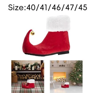 1 Pair of Elf Shoes Clown Shoes Boots for Adults Men Women for Stage Performance - Picture 1 of 28