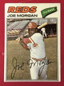 6968* 1977 Topps Cloth Sticker # 31 Joe Morgan VG-EX Condition See Pics - Picture 1 of 4