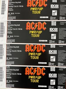 AC/DC PWR UP TOUR Hockenheim 13.7.24 - 4x Stehplatz Innenraum - Bild 1 von 1