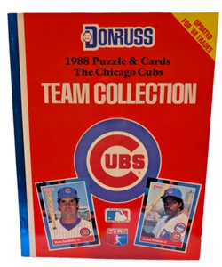 1988 Donruss Chicago Cubs Team Collection Book With 27 Cards & Puzzle - Bild 1 von 5