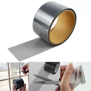 2m Window Screen Repair Tape Sticky Net Door Anti-Insect-Mosquito Mesh Roll Tap - Picture 1 of 12