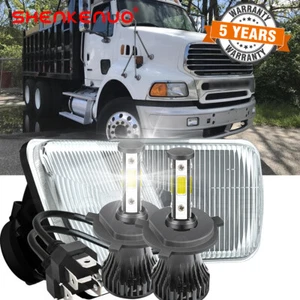 Faros LED sellados haz alto/bajo para camión Sterling A9500 LT9500 1999-2008 7x6" - Imagen 1 de 17