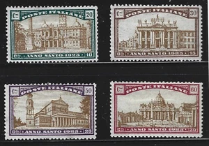 Italy 1924 #B20-23 Churches - F/VF MH - Picture 1 of 6