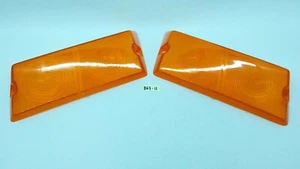FRONT TURN SIGNAL LENS MITSUBISHI COLT T120 DELICA 1978 PAIR TOYOKO - Picture 1 of 7