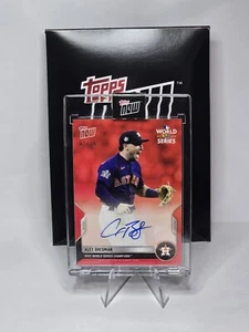 2022 Topps Now Campeones de la Serie Mundial #WS-10B Alex Bregman Rojo Automático #d/10 - Imagen 1 de 4