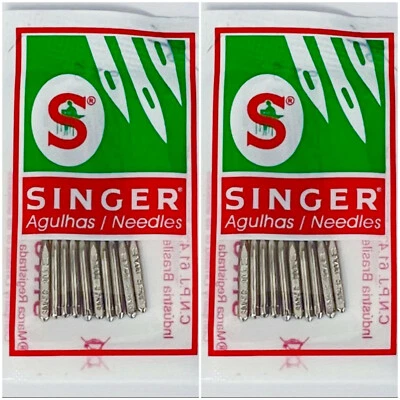 20 Singer Nähmaschinen Nadeln 2020 Stärke 90/14 für gewebte Stoffe - Bild 1 von 2