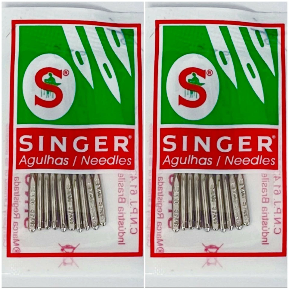 20 Singer Nähmaschinen Nadeln 2020 Stärke 90/14 für gewebte Stoffe - Bild 1 von 2