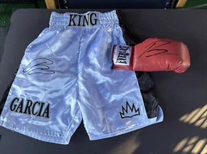Ryan Garcia handsignierte signierte Boxershorts & Handschuh - Beckett Witnessed - Bild 1 von 9