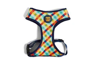 ZEE.DOG | Arnés de malla de aire | Ajustable | Ventilado | Chaleco para perros | Naranja y azul - Imagen 1 de 5