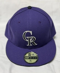 Sombrero de campo New Era Colorado Rockies 7 1/2 nuevo sin etiquetas - Imagen 1 de 13