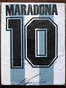 Diego Maradona Signed Argentina Jersey Icons COA - Picture 1 of 3