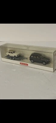 NUEVO SUV WIKING 0097 40 37 VW TOUAREG CON TRABANT 601 S EN REMOLQUE ESCALA HO 1:87 Foto 1 de 4