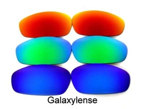Galaxy Ersatzgläser Für Oakley Blender Sonnenbrille Blau & Grün & Rot - Picture 1 of 6