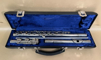 Gemeinhardt Model 1 closed-Hole student Flute,  Made in USA 1950's - Image 1 of 4