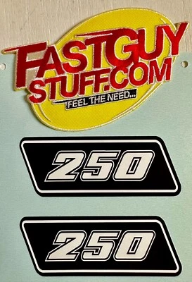 2! Penton 250 sticker decal 1977 MC5 and GS6 Vintage Jack Piner AHRMA VINDURO MC — 第 1/4 张图片