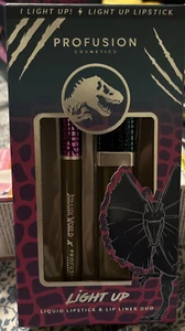 NEW SEALED! PROFUSION JURASSIC WORLD LIQUID LIPSTICK & lip liner light up + - Picture 1 of 4