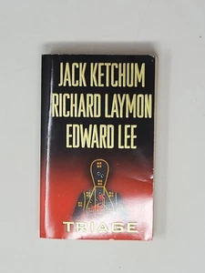 JACK KETCHUM, RICHARD LAYMON &EDWARD LEE 1ST- Triage 2008 (Paperbacks From Hell) - Picture 1 of 4