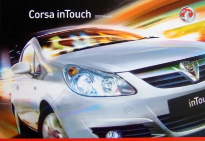 Vauxhall Corsa inTouch Sales Brochure 2009 - 3 pages - Image 1 of 3