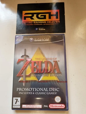 ZELDA COLLECTORS EDITION BLUE BOX NINTENDO GAMECUBE GAME FACTORY SEALED NEW UK - Image 1 of 4