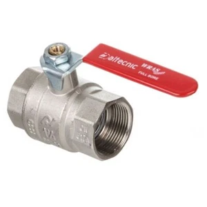 Altecnic 1 1/4" F x F Intaball Hebelkugelhahn roter Griff - Bild 1 von 1