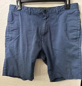 Pantaloncini corti uomo Calvin Klein blu fantasia a pois taglia 32 slim misto cotone - Foto 1 di 6