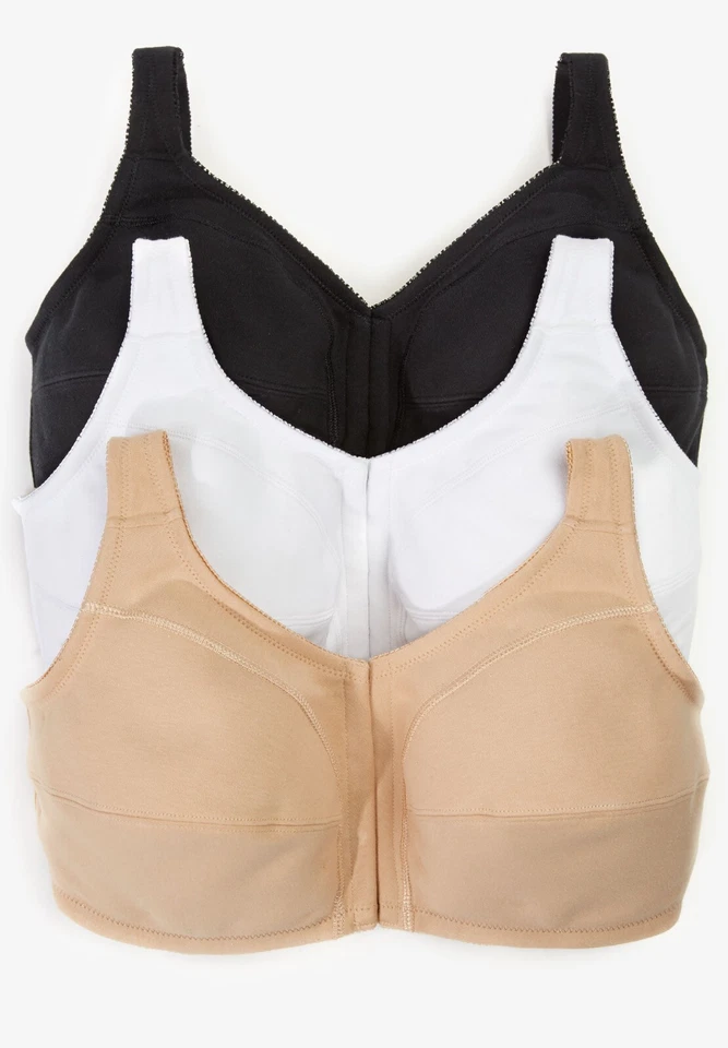 COMFORT CHOICE 3 PK BRA, SIZE 38D, (ID#8606741-13) - Image 1 of 1