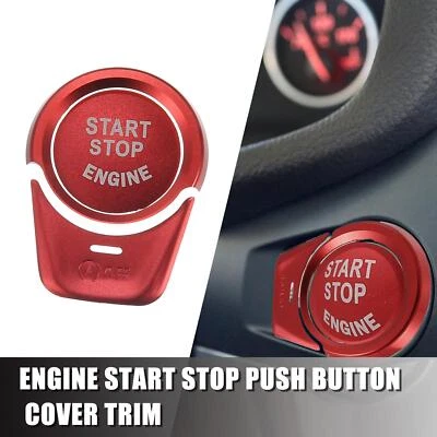 Kit de cubierta de botón de parada de arranque del motor para BMW 2 3GT 4 5 6 7 X1 X2 X3 X4 rojo Foto 1 de 4