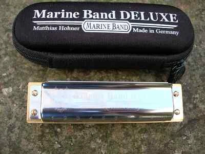 Hohner MARINE BAND DELUXE PROFESSIONAL KEY D 10 HOLE DIATONIC