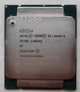 Intel Xeon E5-2640 V3 2.6GHz 8Core 20MB SR205 LGA2011-3 90W CPU processor - Picture 1 of 1