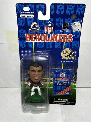 1998 Corinthian NFL Headliners San Francisco 49ers • Ken Norton Jr. • Big Head Cover