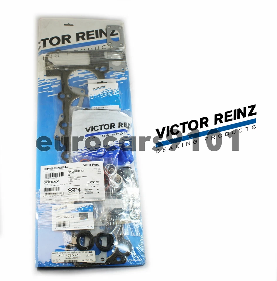 Juego de juntas de culata de motor BMW 525i Victor Reinz 02-27820-01 11121730253 Foto 1 de 1