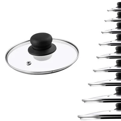 Glasdeckel Topfdeckel aus Glas ⌀14-30cm hitzebeständiger Deckel für Topf Pfan... - Bild 1 von 4