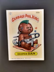 1986 Garbage Pail Kids Series 5 - #183a Diaper Dan Sticker Card - Picture 1 of 2