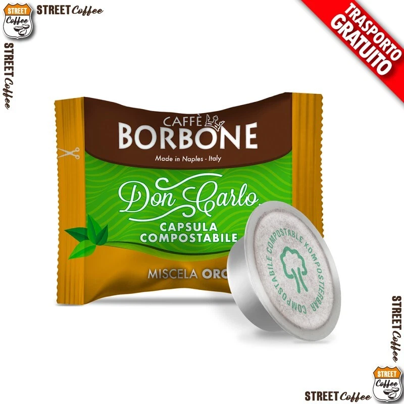 400 Capsule compostabili Caffè Borbone Don Carlo Oro compatibili a Modo Mio - Immagine 1 di 1